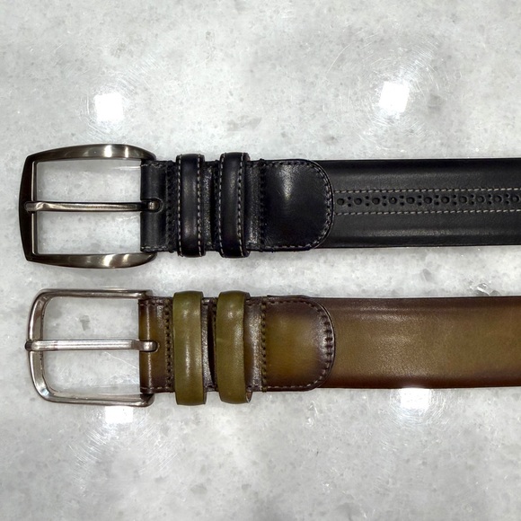 Mezlan men’s leather dress belt